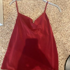 Silk Cowl Cami: True Berry